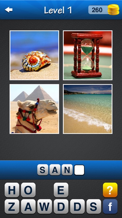 Word Game ~ Free Photo Quiz with Pics and Words Screenshot
