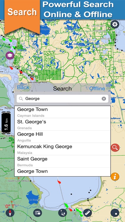 George - Ocala offline chart for lake & park trail screenshot-3