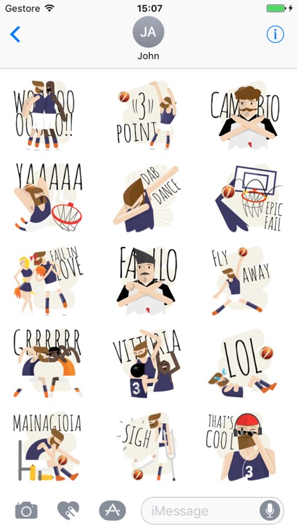 LBA stickers - LegaBasket Serie A