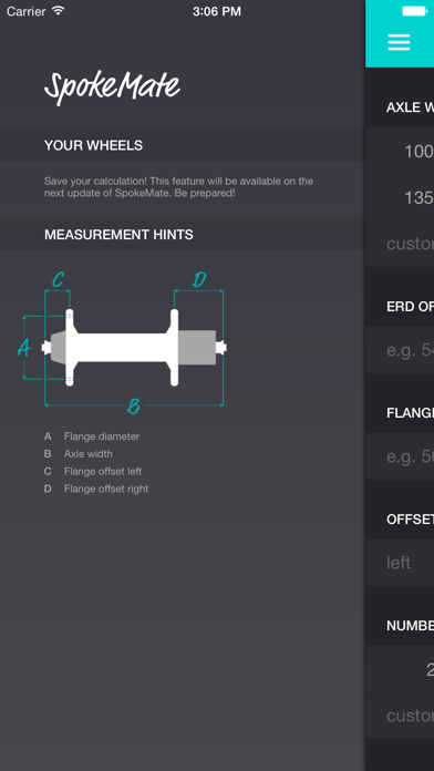 SpokeMate: Spoke-Length Calculator Screenshot