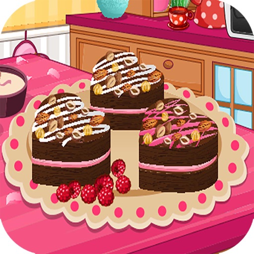 Hearts with Cream free Cooking games for girls Icon