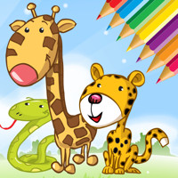 Animals Cute Coloring Book for kids - Drawing game