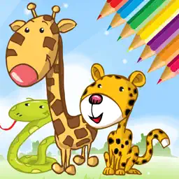 Animals Cute Coloring Book for kids - Drawing game app icon