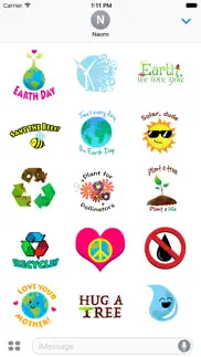 earth day - stickers iphone screenshot 3
