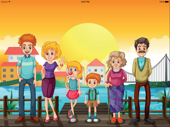 Screenshot #4 pour My Family Story - Baby Learning English Flashcards