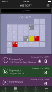 my pain diary & symptom tracker: gold edition iphone screenshot 2