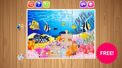Screenshot #1 pour Jeu pour tout-petit et poisson Puzzle pour enfants