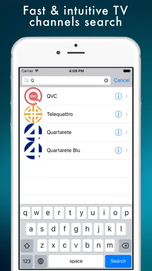 Captura de pantalla de TV Italiana - Italiano In Diretta Televisiva en iPhone 5