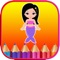 Enjoy coloring in different cute & beautiful mermaid pictures in with 34 different bright colors