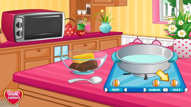 Hearts with Cream free Cooking games for girls screenshot-3