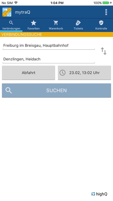 Screenshot #1 pour mytraQ