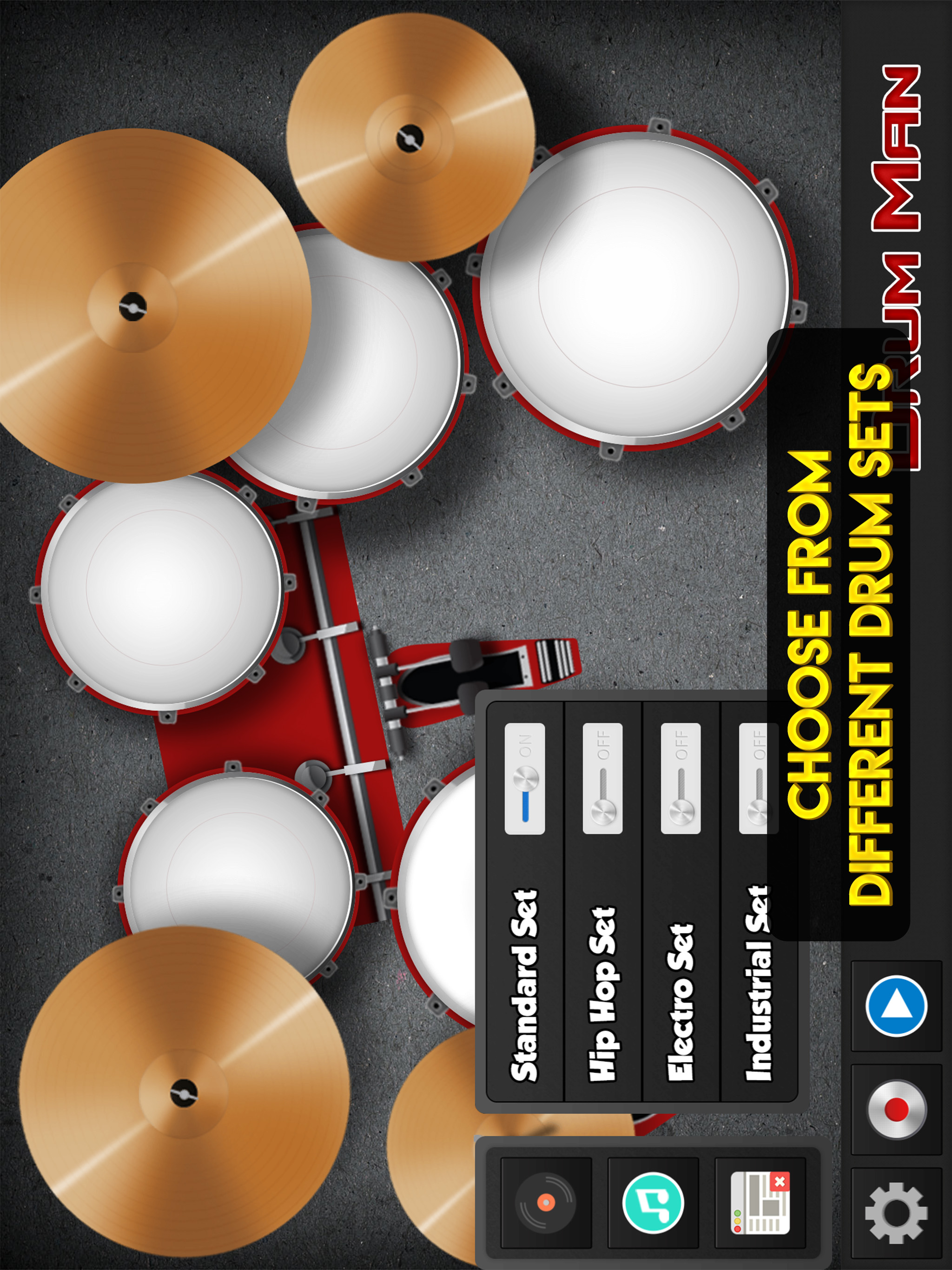 Drum Man - Play Drums, Tap Beats & Make Cool Music