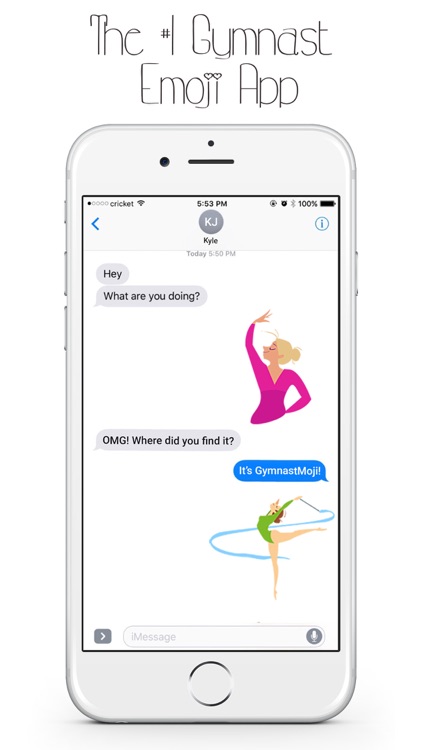 GymnastMoji - Gymnast Athlete Emojis & Stickers