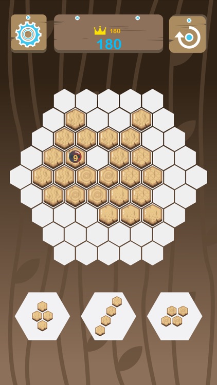 Wooden Block Spiral Nightgate - two dots word YAWG screenshot-4