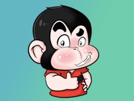 Wonderful Monkey Stickers