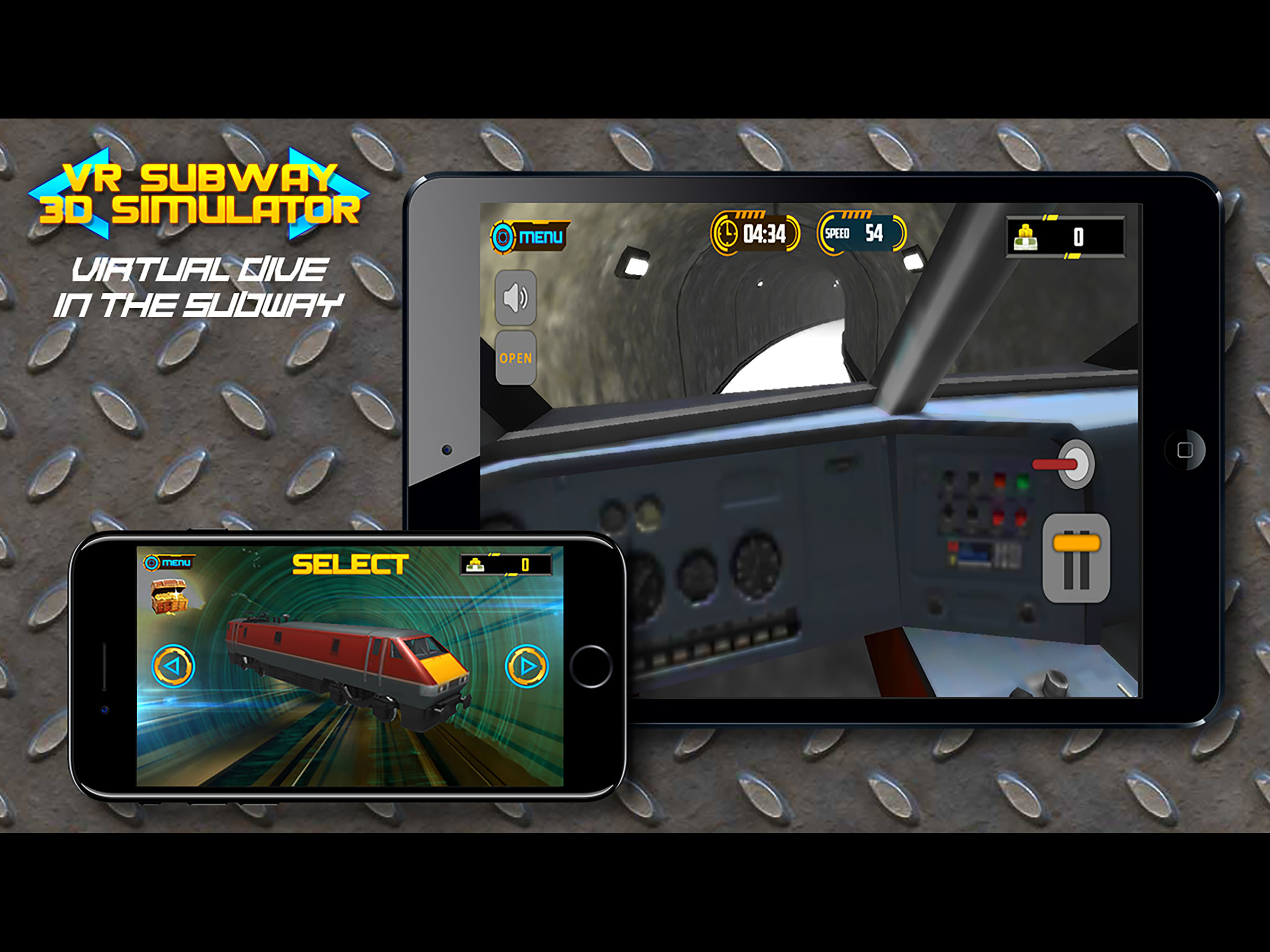 VR Subway 3D Simulator