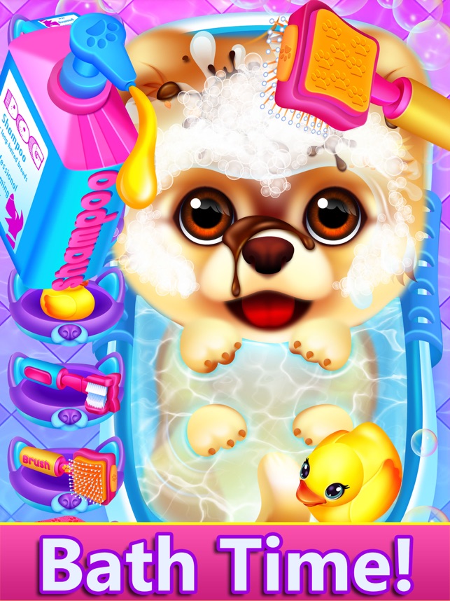Cute Pet Dog Care - Play Puppy Games, Dress Up & Beauty Salon Kids Game 