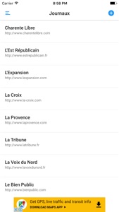 JOURNAUX et MAGAZINES screenshot #1 for iPhone