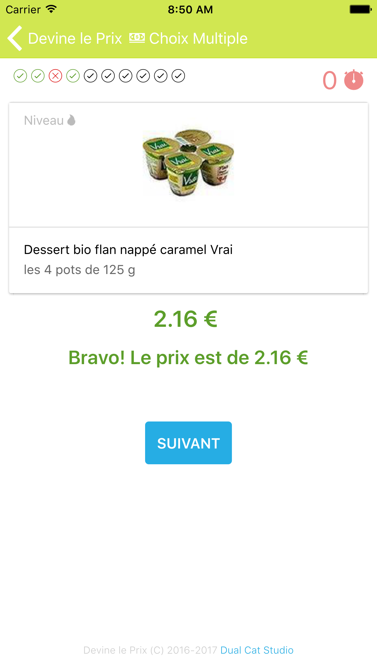 Devine le prix