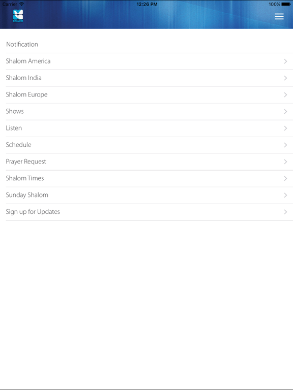 Shalom Media USA iPad screenshot 5 - News app