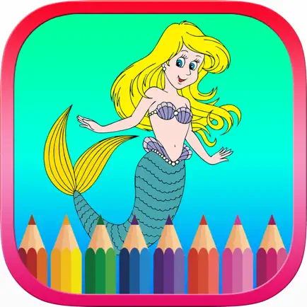 Mermaid Princess Coloring Book For Kids Painting Cheats