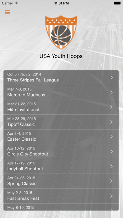 Screenshot #1 pour USA Youth Hoops