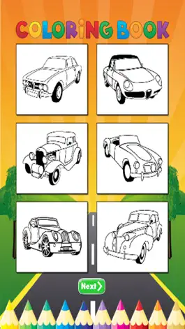 Game screenshot Car Cassic Coloring Book - Activities for Kid hack