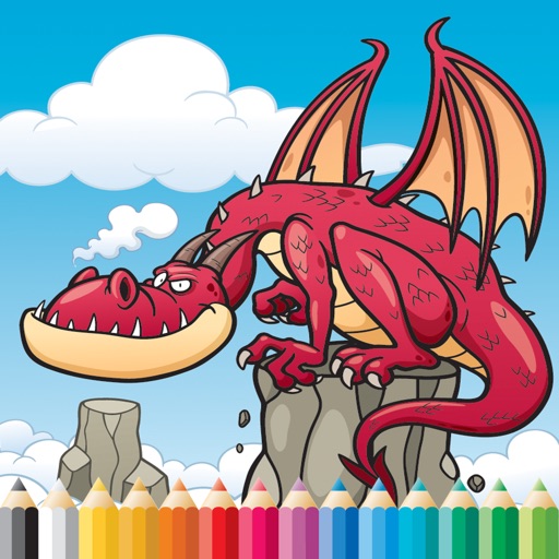 Dragon Art Coloring Book - Activities for Kid Icon