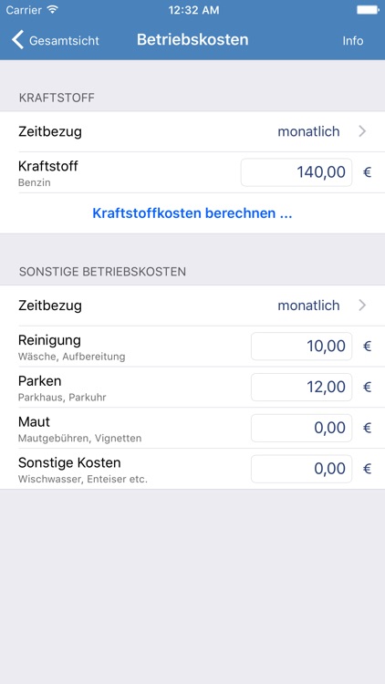 Kfz-Kosten screenshot-4