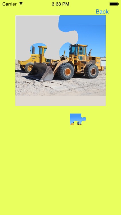 Bulldozer Excavator Jigsaw Puzzles with Backhoe