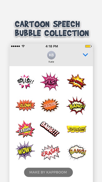 Cartoon Comic Stickersのおすすめ画像5