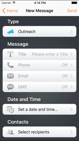 Blackboard Connect for iPhone screenshot 3