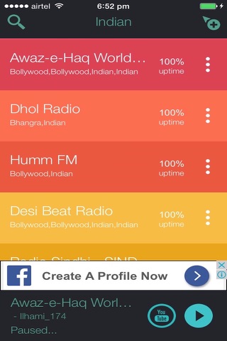 Indian Music Radio Stations screenshot 2