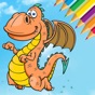 Dragon Dinosaur Coloring Book - Dino Kids All In 1 app download