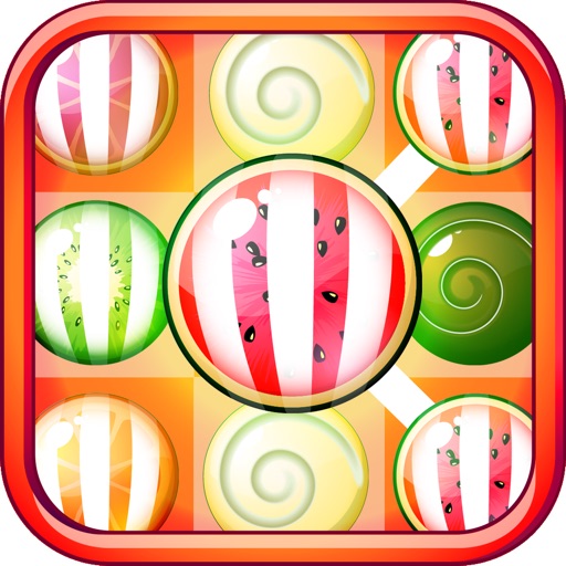 Candy Fruits Mania - Juicy Fruit Puzzle Connect Icon