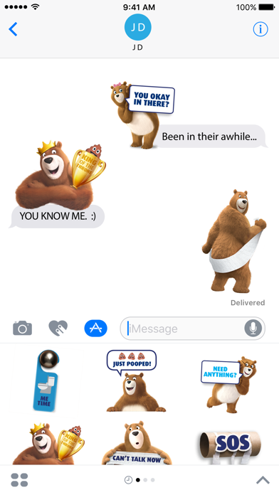 Charmin Pooptastic Stickersのおすすめ画像2