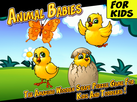 Screenshot #1 for Animal Babies - Cute Puzzles for Kids and Toddlers