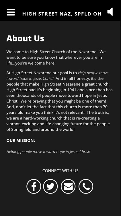 High Street Naz, Spfld OH