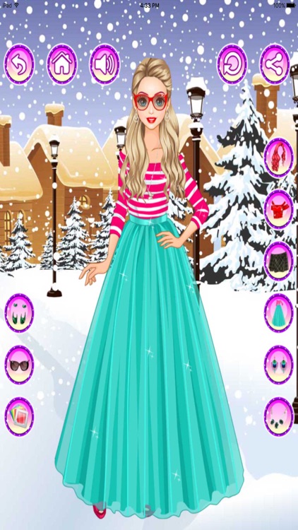 Winter Girls Dress up ,Makeup, Makeover