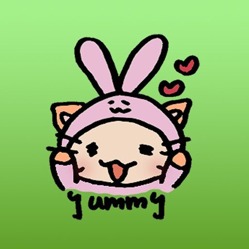 The Bunny Cat Stickers for iMessage icon