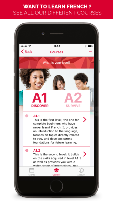 Screenshot #1 pour French Alliance Johannesburg