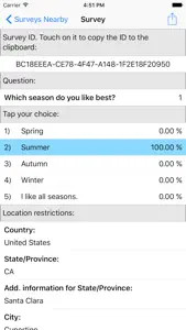 Easy Surveys screenshot #2 for iPhone
