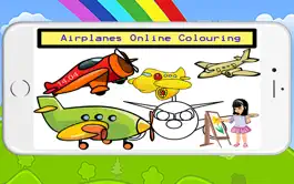 Game screenshot Painting Games for Kids - Aeroplane Coloring Pages mod apk