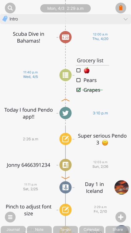 Pendo - crispy notebook for any ideas & plans