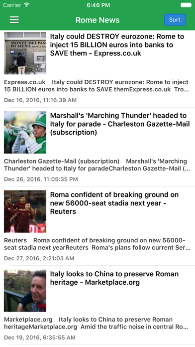 Screenshot #3 pour Italy & Rome News Today in English Free