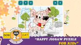 cats and dogs cartoon jigsaw puzzle games iphone screenshot 4