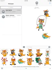 darwin the fox sticker pack айпад изображения 2