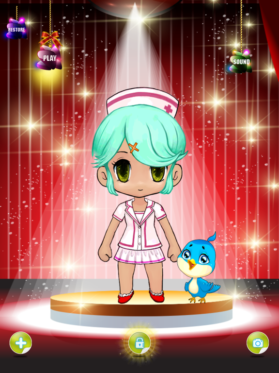 Screenshot #4 pour Chibi anime habiller tenue jeu pour filles robe