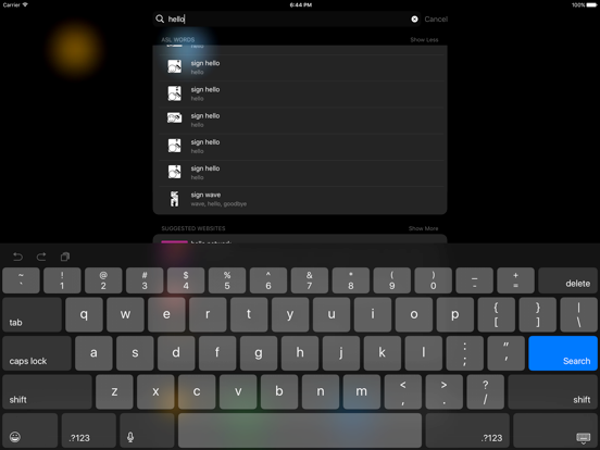 Screenshot #6 pour ASL Words