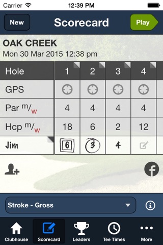 Oak Creek Golf Club screenshot 3